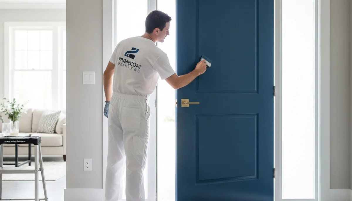 Professional door painting and refinishing in Arlington, TX by expert house painters