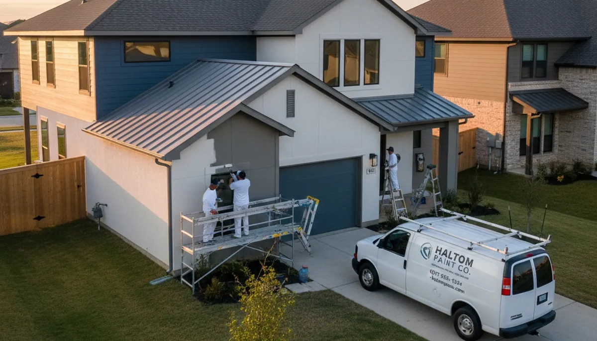 House painters serving Arlington, TX with professional interior and exterior painting services