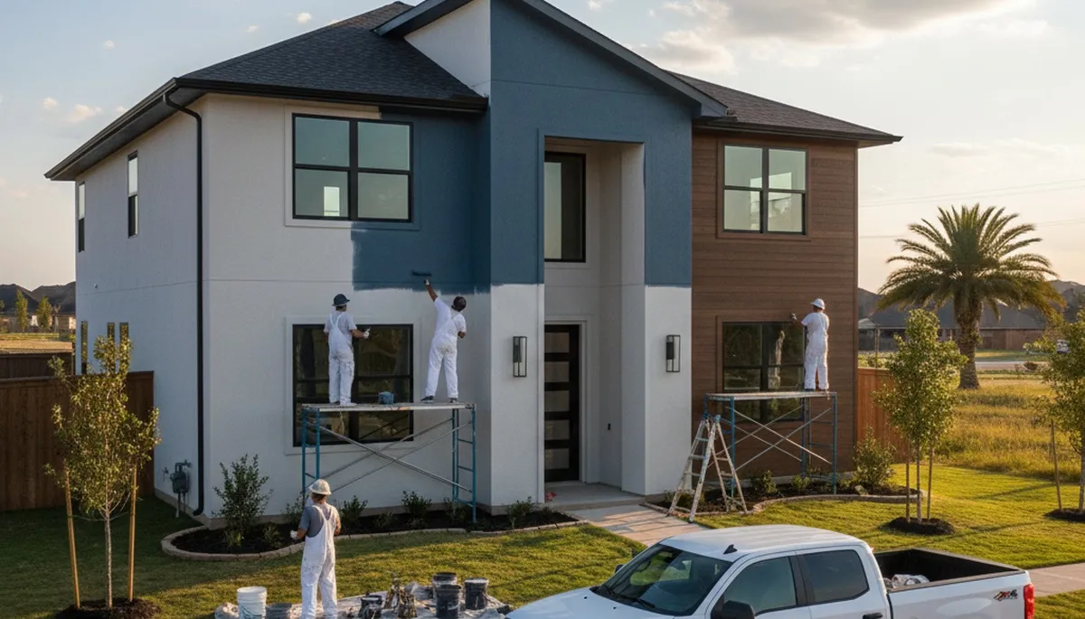 House painters in Arlington, TX providing professional interior and exterior painting services